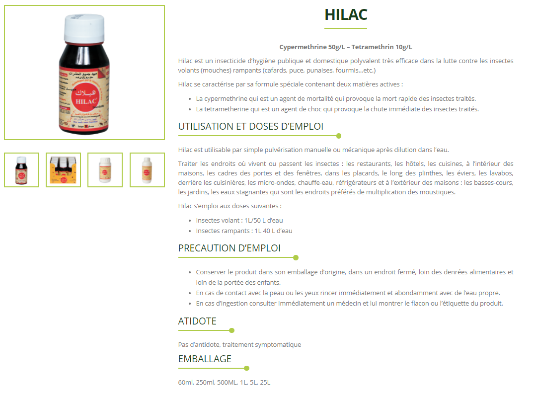 RMO DERATISATION ET DESINSECTISATION HILAC